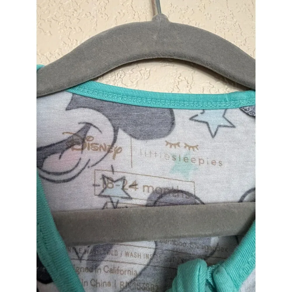 Little Sleepies Mickey zippy 18-24 months